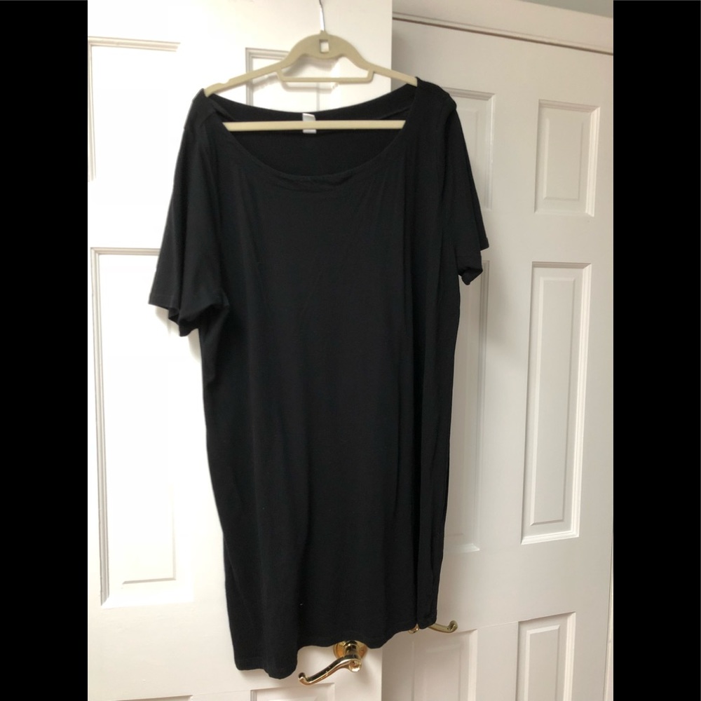 Black Boatneck Dress